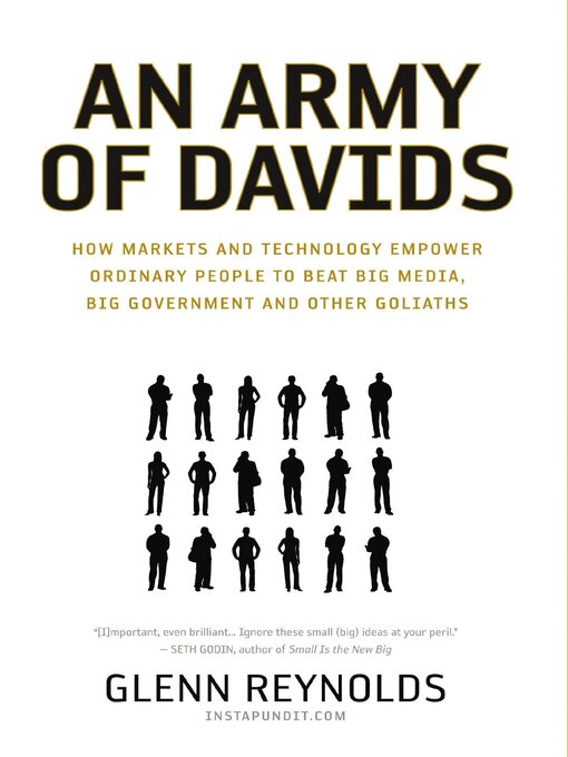 Title details for An Army of Davids by Glenn Reynolds - Available